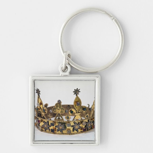 Funerary crown of Philippe of France  1404 Key Ring (Front)