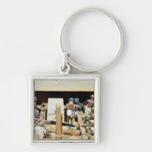 Funerary model of a carpentry workshop key ring