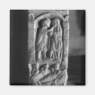 Funerary stela depicting a doctor magnet
