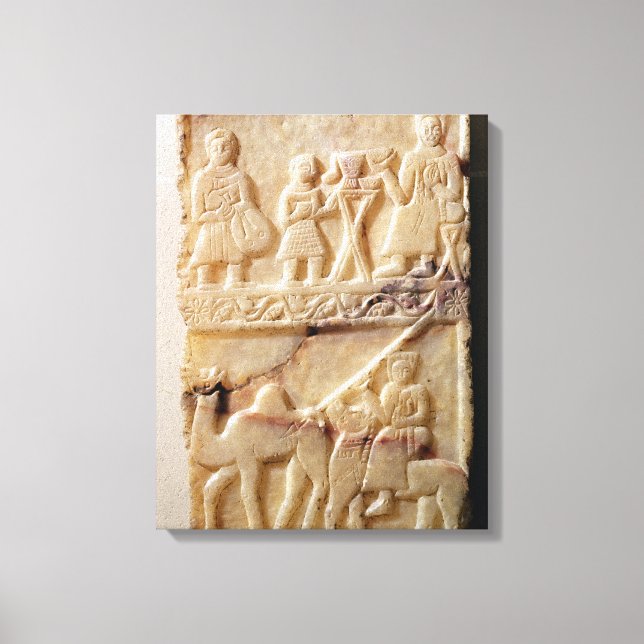 Funerary stela, from Yemen Canvas Print (Front)