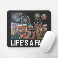 Funfair at Night Painting by Alfred Fox