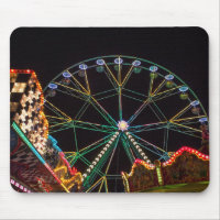 Funfair Ferris Wheel at Night