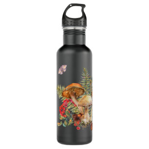 Fungal Forest Botanical Water Bottle