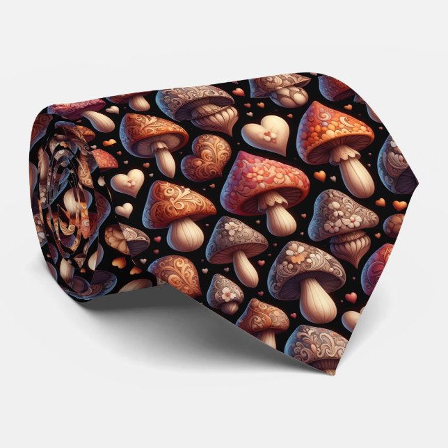Fungi Family Tie (Rolled)