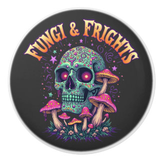 Fungi & Frights  Ceramic Knob