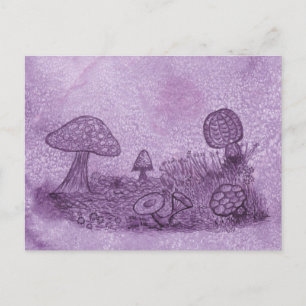 Fungi Meadow Postcard