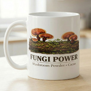 Fungi Power Forestcore Mycology Coffee Mug