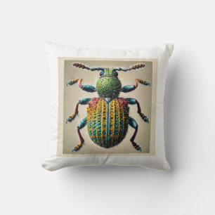 Fungus Weevil in Watercolor and Ink 030924IREF244 Cushion