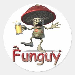Funguy Mushroom Stickers