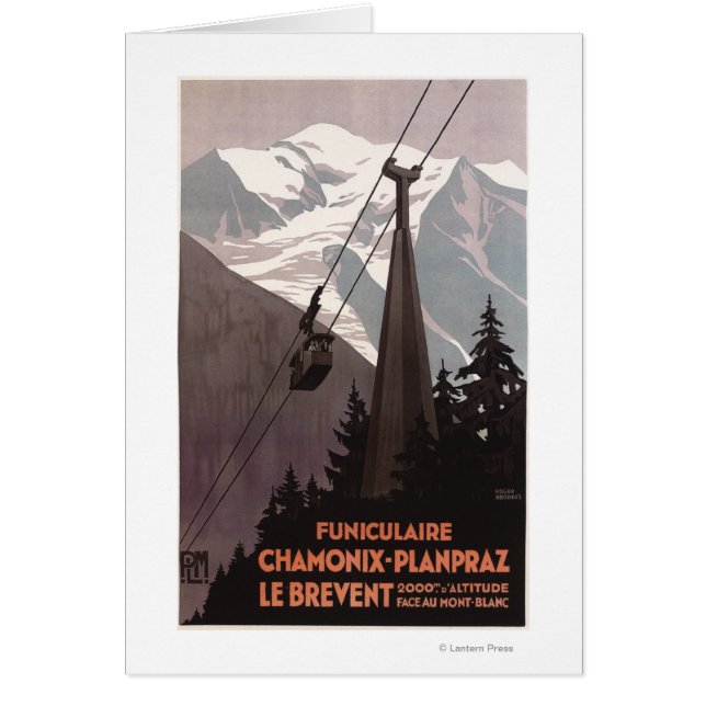 Funiculaire Le Brevent Cable Car Poster (Front)