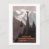 Funiculaire Le Brevent Cable Car Poster