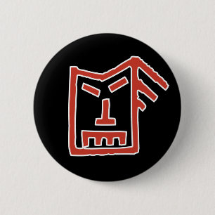 Funk Face 6 Cm Round Badge