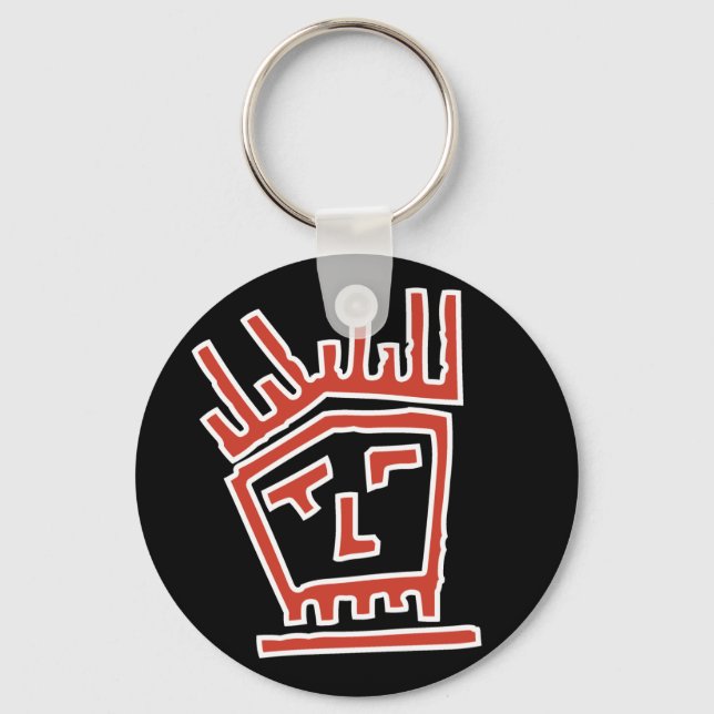 Funk Face Key Ring (Front)