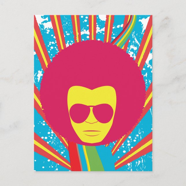 Funk ~ Funky Soul Disco Man Postcard (Front)