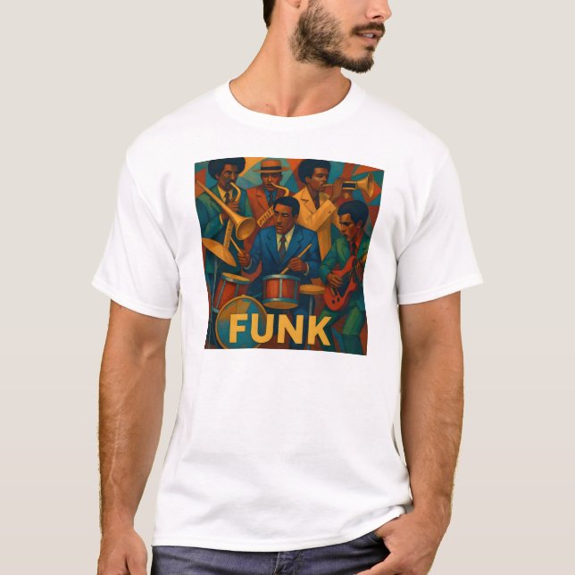 Funk retro band T-Shirt (Front)
