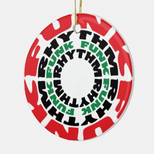 Funk Rhythm Funk Funk Rhythm Ceramic Tree Decoration