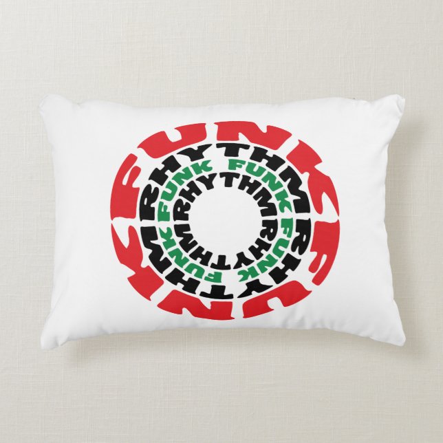 Funk Rhythm Funk Funk Rhythm Decorative Cushion (Front)