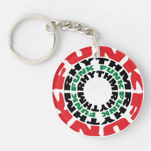 Funk Rhythm Funk Funk Rhythm Key Ring