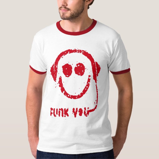 Funk You (white/red) T-Shirt (Front)