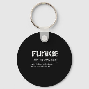 Funkle Definition Funny Favourite Funky Uncle Gift Key Ring