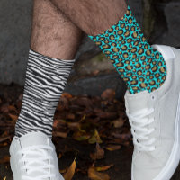 Funky 80s Leopard Zebra Pattern