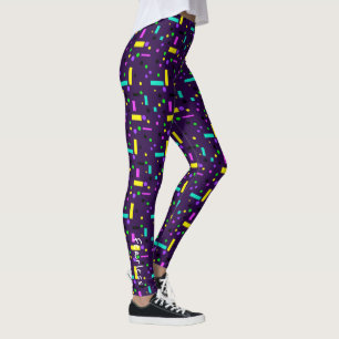 Funky Abstract Art Geometry Fearless Leggings