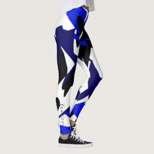 Funky Abstract Art Geometry Fearless Leggings
