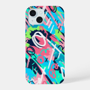 Funky Abstract Art iPhone 15 Case