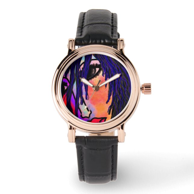 Funky Abstract Artwear Watch (Front)