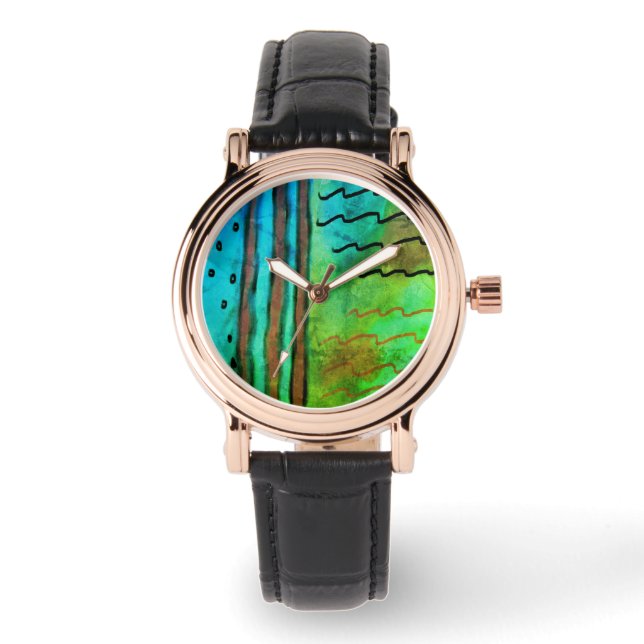 Funky Abstract Artwear Watch (Front)