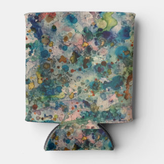 Funky Abstract Can Cooler