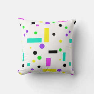 Funky Abstract Colourful Pattern Pillow Cushion