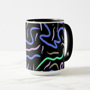 Funky Abstract Digital Art Mug