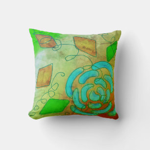 Funky Abstract Painting Cushion