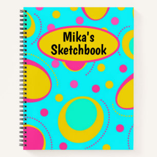 Funky Abstract Pattern Notebook