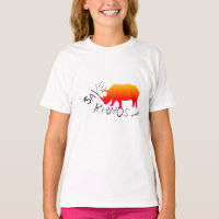 Funky and Stylish Save Rhinos Long Sleeve Top