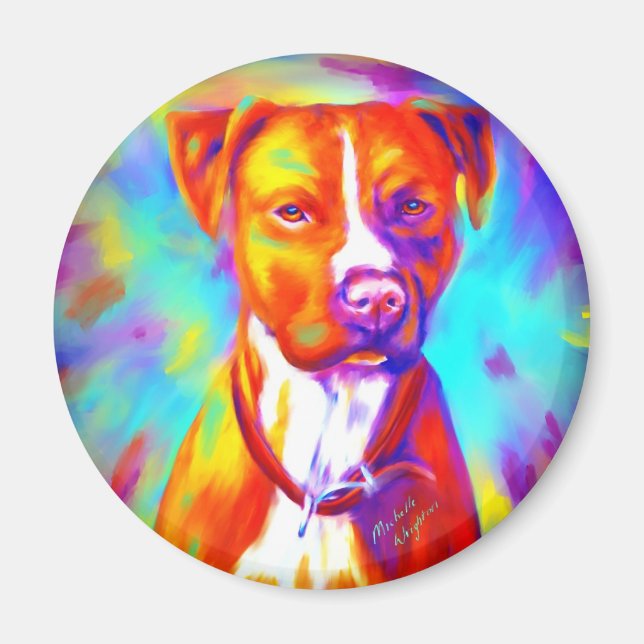 Funky Angel - Pitbull Magnet (Front)