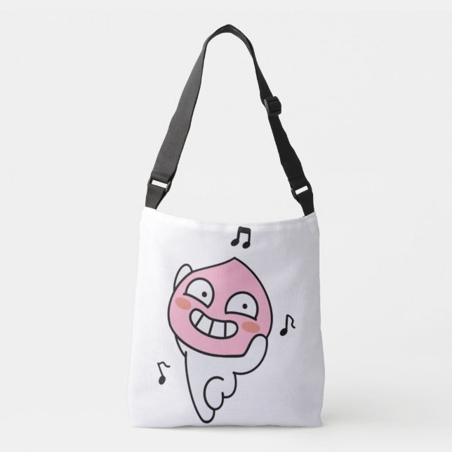 Funky Apeach Crossbody Bag (Front)
