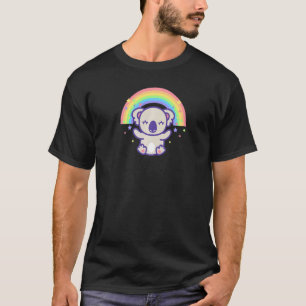 Funky Baby Koala Bear With Rainbow Rainforest Fun T-Shirt