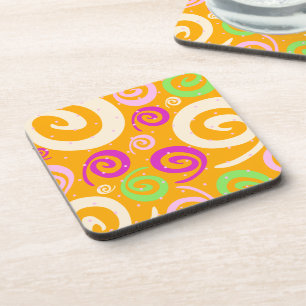 Funky background, coaster