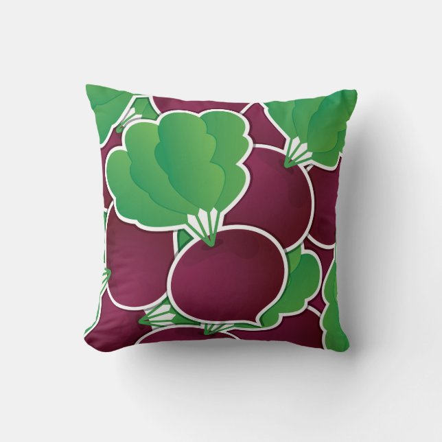 Funky beet cushion (Front)