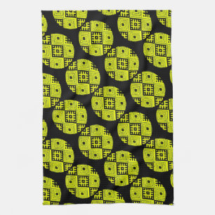 Funky Belarus Беларусь Folk Pattern Tea Towel