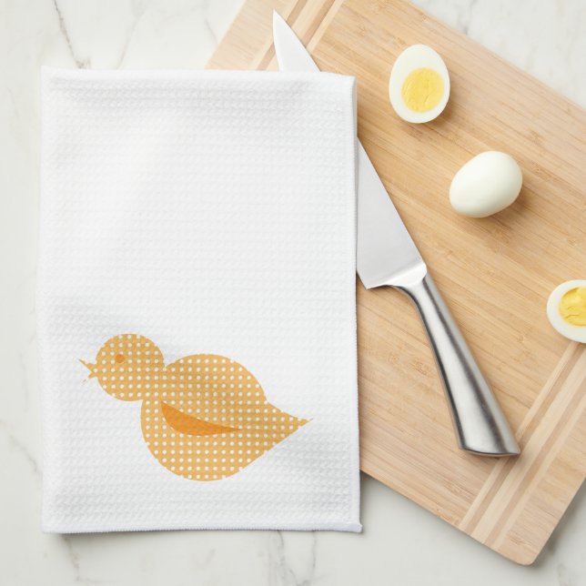 Funky Bird Dishtowel Series 2 Tea Towel (Quarter Fold)