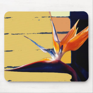 Funky Bird-of-Paradise Mousepad