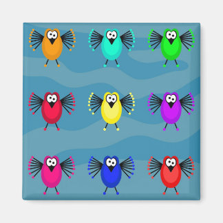 Funky Birds Magnet