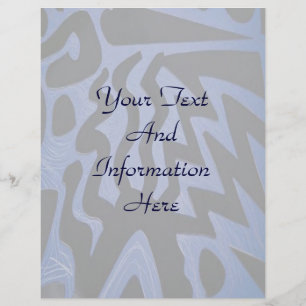 Funky Blue Letterhead