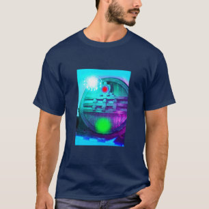 Funky blue vault art fashion T-Shirt
