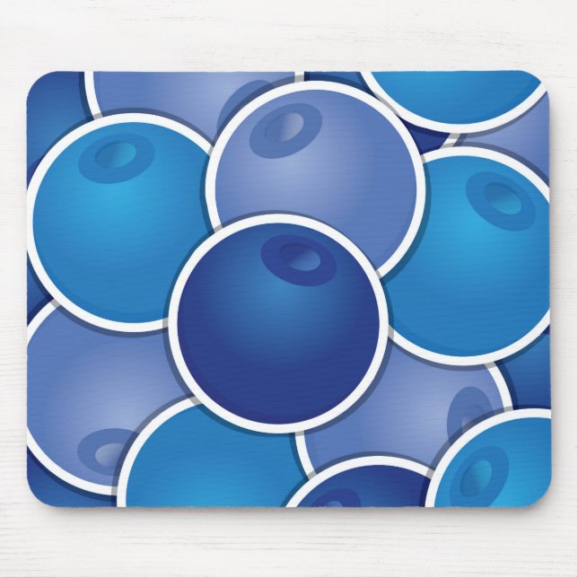 Funky blueberry mouse pad (Front)