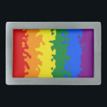 Funky Boho Abstract Gay Rainbow Mosaic Pride Flag Belt Buckle<br><div class="desc">Gay is a term used to define attraction towards the same gender. This covers the terms homosexual and homoromantic. The term “gay” can apply to men, women, and nonbinary individuals. It is also used as term for anyone who is non straight, or anyone in the LGBTQIA community, For more information...</div>