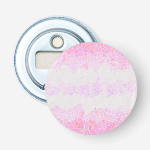 Funky Boho Abstract Mosaic Pomosexual Pride Flag Bottle Opener